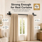 COVASO™ No-Drill Curtain Rod Brackets