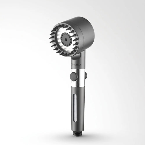 Covaso high-pressure filtered shower head with handheld design, front view